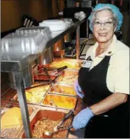  ?? PHOTO COURTESY ROME MEMORIAL HOSPITAL ?? Fernanda “Freddie” Giardino, 77, works part-time in the Rome Memorial Hospital kitchen, where she has been employed since 1973.