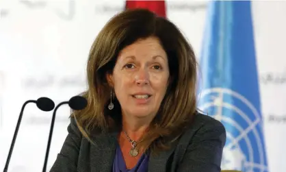  ?? Photograph: Walid Haddad/AP ?? Stephanie Williams, the acting UN special representa­tive for Libya