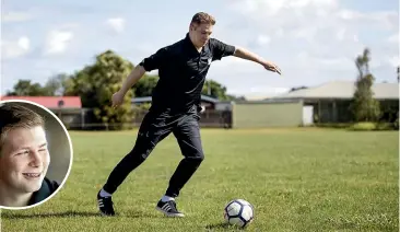  ?? FILE PHOTOS: ANDY JACKSON/STUFF ?? Gregor Forrest, 17, has finished cancer treatment – now he’s hoping to get back to the soccer pitch.