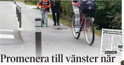  ??  ?? Förra veckan.