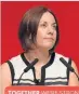  ??  ?? Scottish Labour leader Kezia Dugdale faces a strong split of opinion within her party