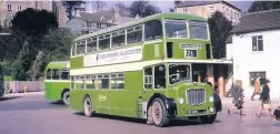  ??  ?? Stroud bus station in the 1960s