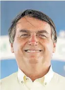  ??  ?? Agresivo. El brasileño Bolsonaro.