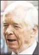  ??  ?? Sen. Thad Cochran on Tuesday before Mississipp­i primary victory.