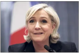  ?? (Photo IP) ?? Marine Le Pen, femme à la double personnali­té selon ceux qui la connaissen­t bien.