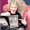  ??  ?? Roger Waters had a political message for his fans in Sao Paulo this week.