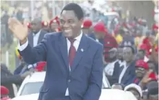  ??  ?? Hka ia nde Hichilema