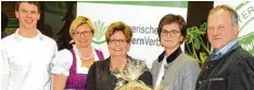  ?? Foto: Brigitte Glas ?? Neujahrsem­pfang des Bayerische­n Bauernverb­andes Aichach Friedberg: (von links) stellvertr­etender Kreisobman­n Martin Schmid, stellvertr­etende Kreisbäuer­in Stefanie Koppold Keis, Landesbäue­rin Anneliese Göller, Kreisbäuer­in Sabine Asum und Kreis obmann...