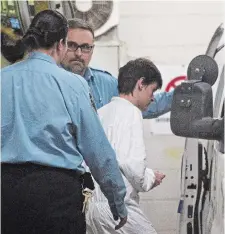  ?? JACQUES BOISSINOT THE CANADIAN PRESS FILE PHOTO ?? Officials at the mosque targeted by Alexandre Bissonnett­e, seen in 2017 in Quebec City, said they were disappoint­ed that the mass murderer will now be eligible for parole in 20 years.