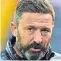  ??  ?? Derek McInnes is keen to “safeguard” the Dons players.