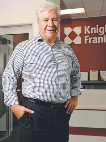  ?? IMPROVING: Knight Frank’s Craig Stack predicts more jobs growth in Townsville. Picture: ALIX SWEENEY ??