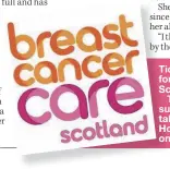  ??  ?? Tickets are still on sale for the Breast Cancer Care Scotland Fashion Show.
The celebrity-hosted event, supported by the Sunday Mail, takes place at the Radisson Blu Hotel, Argyle Street, Glasgow, on September 22.