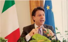  ??  ?? Premier. Giuseppe Conte ieri alla prima giornata degli Stati generali
EPA