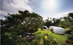  ??  ?? Nestled in the lush forests of Taveuni Island, it’s all about nourishing your body at Gaiatree Sanctuary.