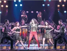  ?? MATTHEW MURPHY — SHN ?? Christie Prades stars as Gloria Estefan in “On Your Feet!” The musical is at its best during the propulsive dance numbers.