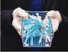  ??  ?? A tray of COVID-19 vaccine doses at a vaccinatio­n site in Bernalillo.