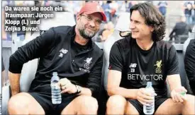  ??  ?? Da waren sie noch ein Traumpaar: Jürgen Klopp (l.) und Zeljko Buvac.