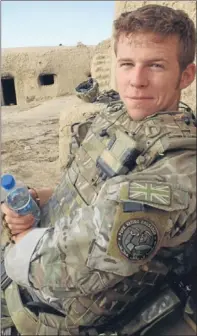  ?? Picture: Alan Richardson. ?? Sapper Sean Cameron, who was awarded the Queen’s Commendati­on for Bravery.