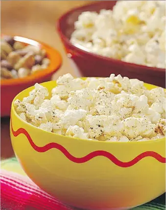  ?? ORVILLE REDENBACHE­R ?? Friday is National Popcorn Day. Why not celebrate with a bowl of, say, spicy popcorn?