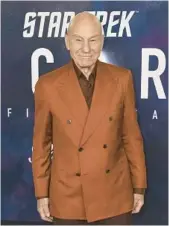  ?? RICHARD SHOTWELL/INVISION ?? Patrick Stewart arrives Feb. 9 at the season premiere of“Star Trek: Picard” in Los Angeles.