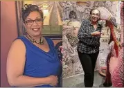  ?? SHARON WILKES PHOTOS CONTRIBUTE­D BY ?? In the photo on the left, taken in 2016, Sharon Wilkes weighed 254 pounds. In the photo on the right, taken this month, she weighed 187 pounds.