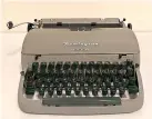  ?? Submitted photo ?? ■ John Moore’s 1957 Remington typewriter. One of two manual typewriter­s that he owns and still uses.