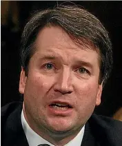  ??  ?? Brett Kavanaugh ruled in 2017 that the government cannot tell social media firms which content to post or favour.