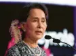  ?? Foto: afp ?? Einst Idol, jetzt für ihre Politik im Fokus der Kritiker: San Suu Kyi.