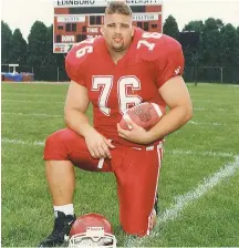  ?? PHOTO COURTESY EDINBORO UNIVERSITY. ?? O’Day played at Edinboro University, where he is in the school’s Athletics Hall of Fame.