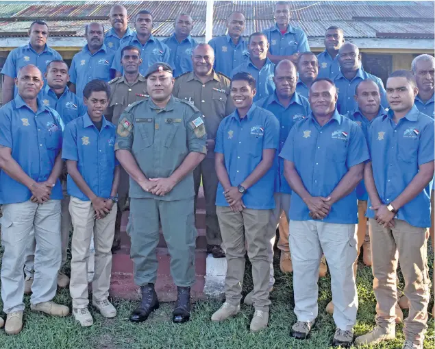  ?? Photo: Waisea Nasokia ?? Republic of Fiji Military Forces personnel before departing for United Nations duties in Iraq in December, last year.