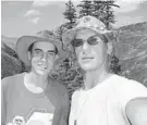  ?? HANDOUT ?? Austin and Jacob Tice at Glacier National Park in Montana. Austin disappeare­d in Syria in 2012.