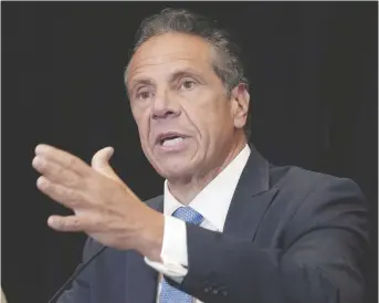  ??  ?? Andrew Cuomo - Associated Press: Richard Drew