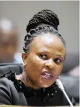  ??  ?? BUSISIWE MKHWEBANE