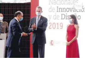  ??  ?? The King and Queen during the awards ceremony held at Museo de las Artes y las Ciencias in Valencia
