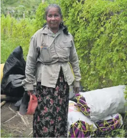  ?? Photo: DIPESH KUMAR ?? Lalita Devi at her farm in Sigatoka.