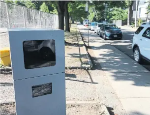  ?? STEVE RUSSELL TORONTO STAR FILES ?? Toronto’s 50 new photo radar cameras started enforcing speed limits earlier this month.