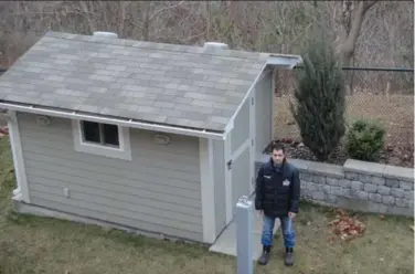  ??  ?? Furio Liberatore plans to appeal the city of Vaughan’s decision ordering him to remove his shed, which he put up in 2012.