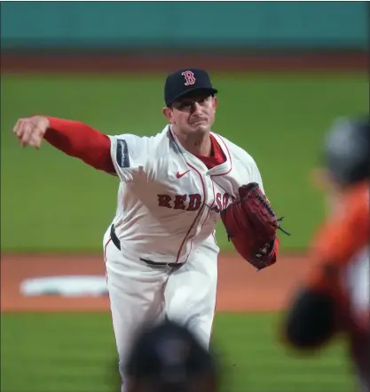  ?? CHARLES KRUPA — THE ASSOCIATED PRESS ?? Red Sox pitcher Garrett Whitlock has expanded his pitch arsenal this season, and so far the results have been impressive.
