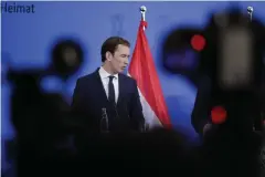  ?? Bild: MARKUS SCHREIBER/TT ?? ORDFÖRANDE. Österrikes förbundska­nsler Sebastian Kurz håller i klubban på EU:S ministermö­ten fram till årsskiftet.