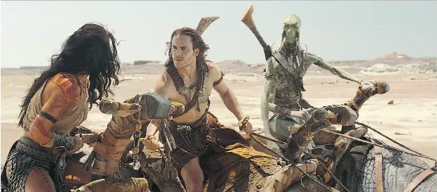  ?? DISNEY STUDIOS ?? Disney’s John Carter was roundly criticized in the media for extensive reshoots done to patch up parts of the narrative.