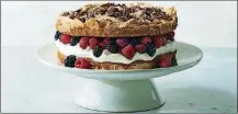  ?? NEW YORK TIMES FOOD STYLIST: SIMON ANDREWS / DAVID MALOSH / THE ?? This layered berry blitz torte is surprising­ly quick to assemble. This style torte is a bit like strawberry shortcake — the kind made with cake rather than biscuits.