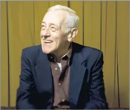  ?? Jay L. Clendenin Los Angeles Times ?? ‘I’VE GOT A STURDY EGO’ Though his credits were numerous, John Mahoney, shown in 2009, said he became accustomed to people rememberin­g his face but not his name.