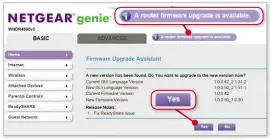  ??  ?? Updating your router’s firmware can fix safety flaws and bolster its security