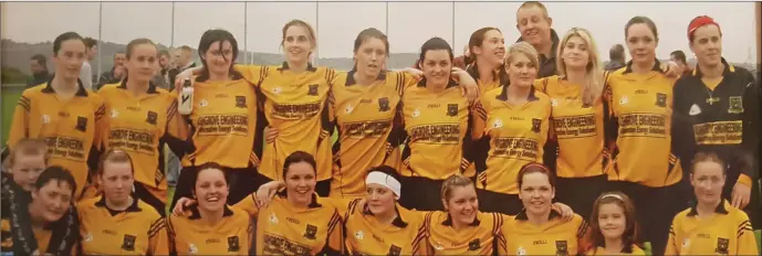  ??  ?? Castlemagn­er landed a Co. Junior C Camogie Championsh­ip title in 2008