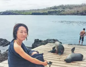  ?? FAN QIANYI / FOR CHINA DAILY ?? Clockwise from top: St. Regis at Vommuli Island; Cui Yanbing, who goes by her Chinese name Ice, says St. Regis will be her last stop in the Maldives. PHOTOS PROVIDED TO CHINA DAILY; Reji Sebastian says his Indian home is just two hours’ away from the...