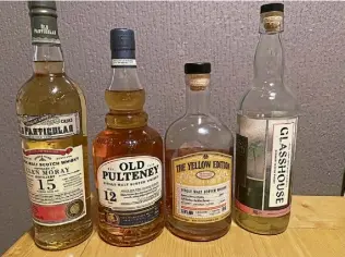  ?? ?? TOP TIPPLES: Brian shares his recommenda­tions for whiskies he loved last year.