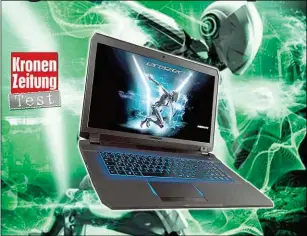  ??  ?? Medion Erazer X7849: Extrem viel Spiele-Power für ein Notebook