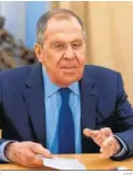  ?? EFE ?? Sergei Lavrov.