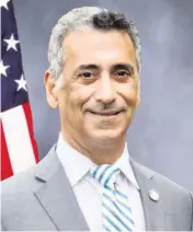  ?? ?? Robert Asencio, a former veteran Miami-Dade police officer who won a term in Florida’s state House in 2016, is a heavy underdog in the race for the newly created U.S. House District 28.