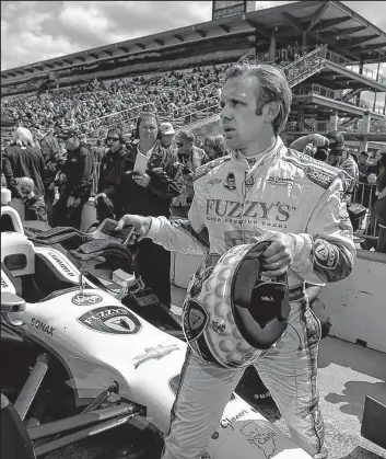  ?? ASSOCIATED PRESS ?? DARRON CUMMINGS Ed Carpenter has a second straight Indy pole in his sights, but he will have to prevail in a second round of qualifying today.